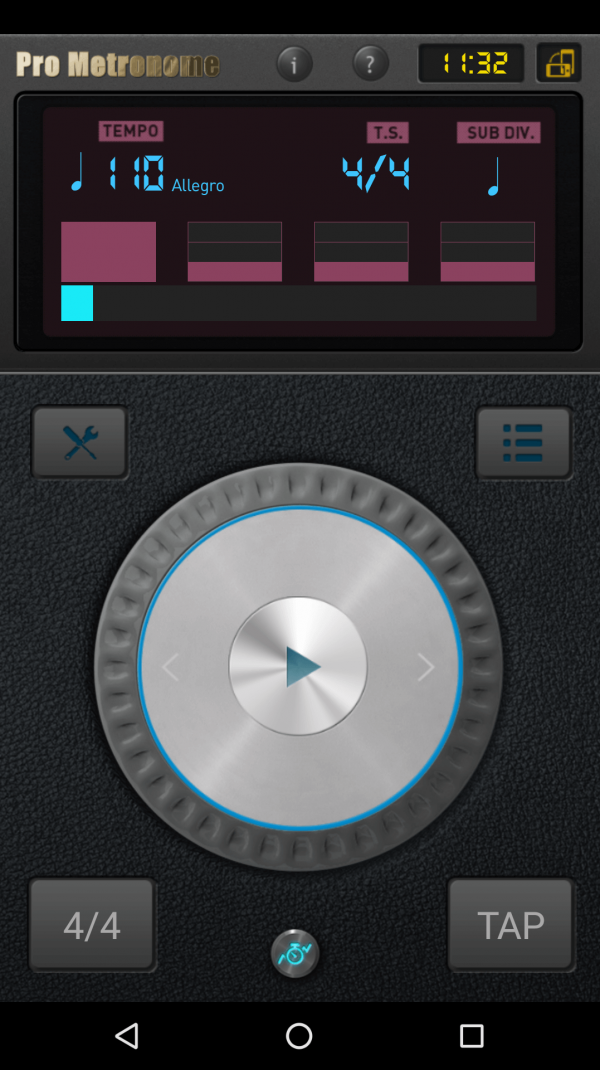 Metrônomo Os 4 melhores apps gratuitos para IOS e Android » Music Clan
